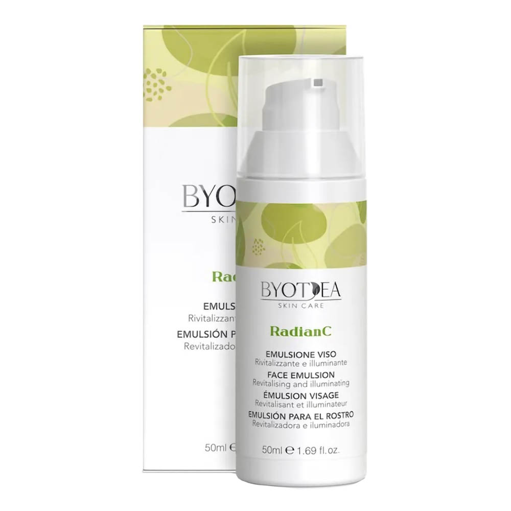Emulsione viso rivitalizzante e illuminante - Byotea Skin Care - 50ml